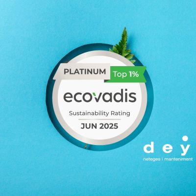 Distintiu i segell de sostenibilitat Ecovadis a empresa de serveis de neteja Deyse a Catalunya